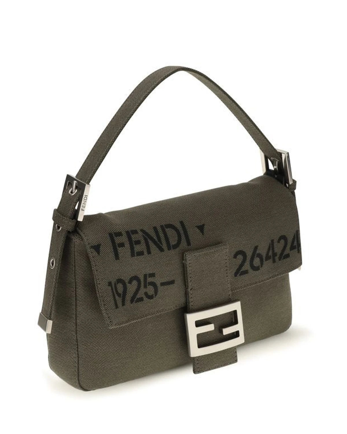Fendi Shoulder Bag in green, Polyester — view 2