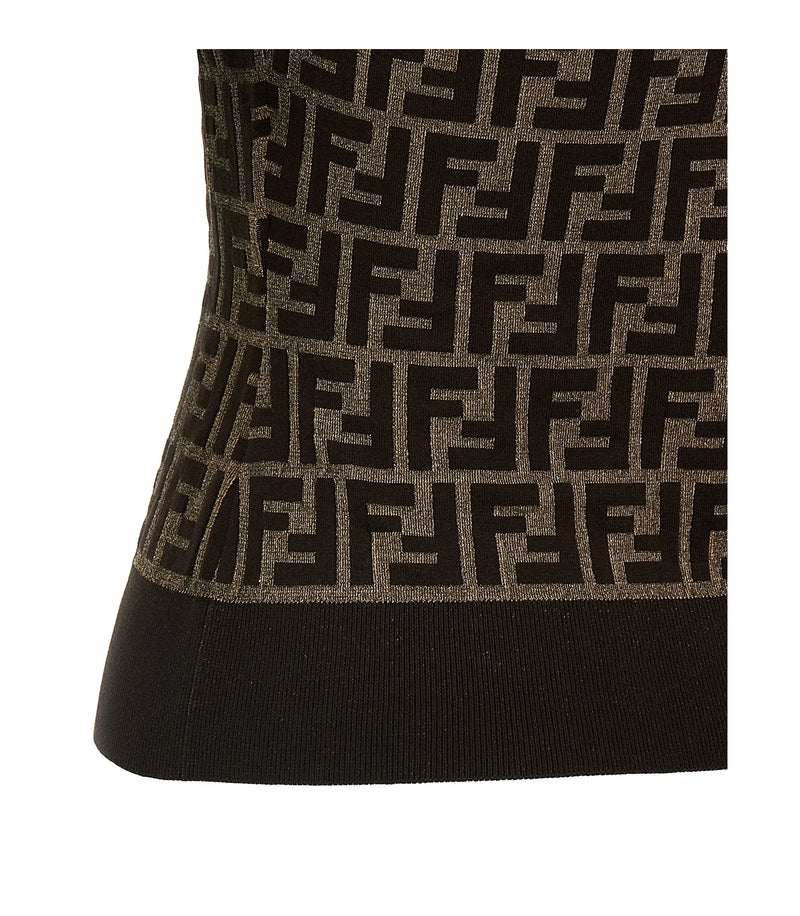 Fendi Sweater in brown, Cotton — view 4