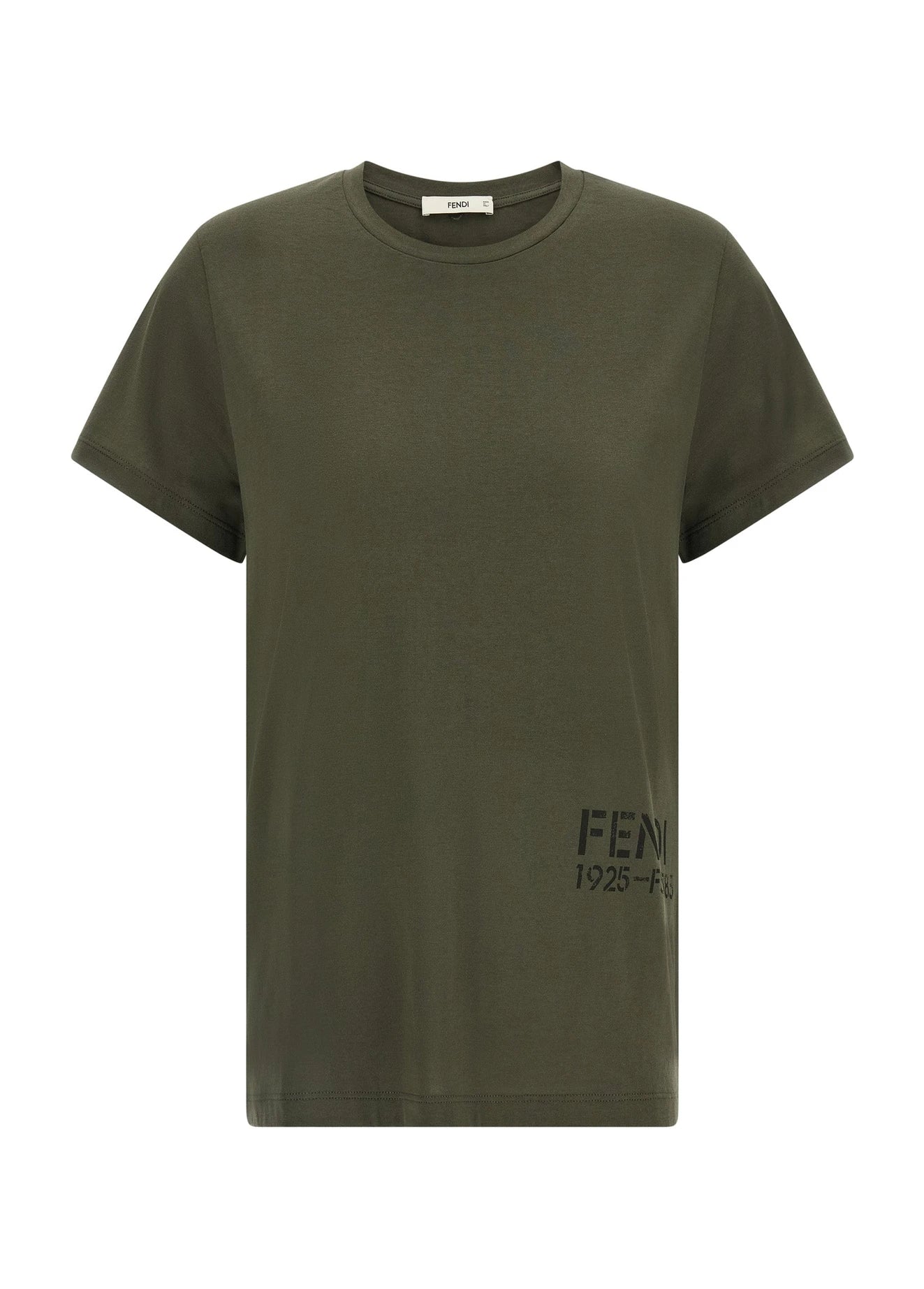 Fendi T-Shirt in green, Cotton