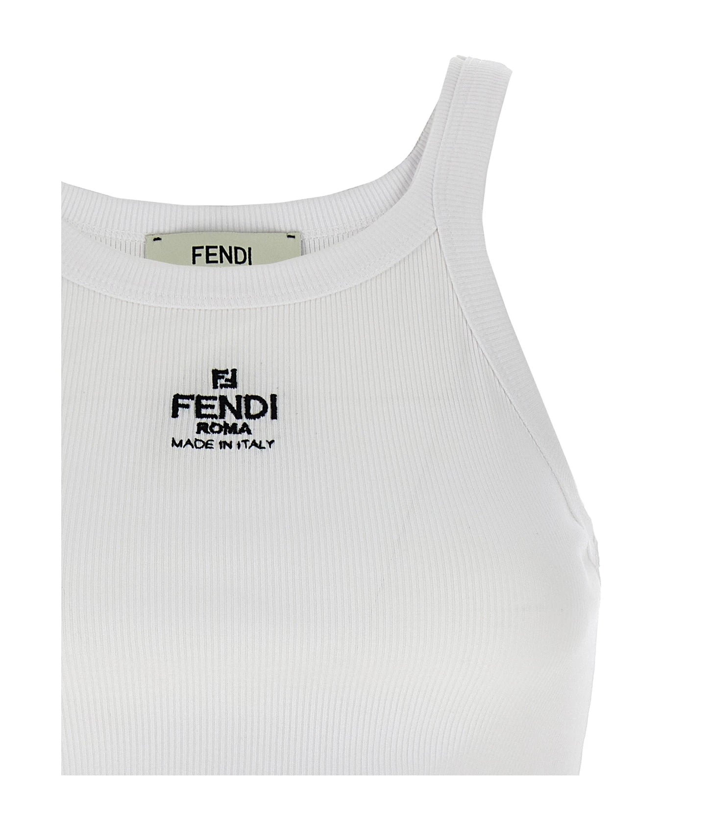 Fendi T-Shirt in white, Cotton — view 3