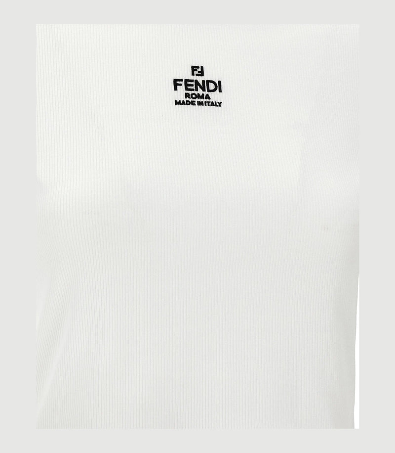 Fendi T-Shirt in white, Cotton — view 4