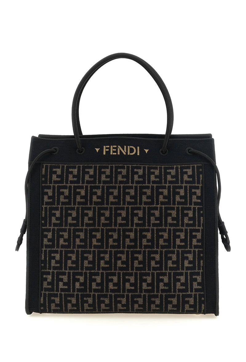 Fendi Tote Bag in brown, Cotton