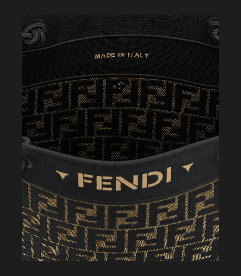 Fendi Tote Bag in brown, Cotton — view 4