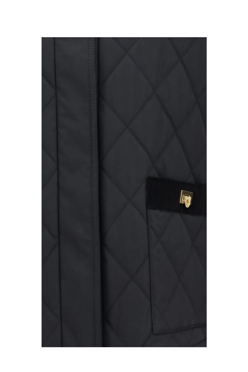 Ferragamo Bolero Jacket in black, Cotton — view 3