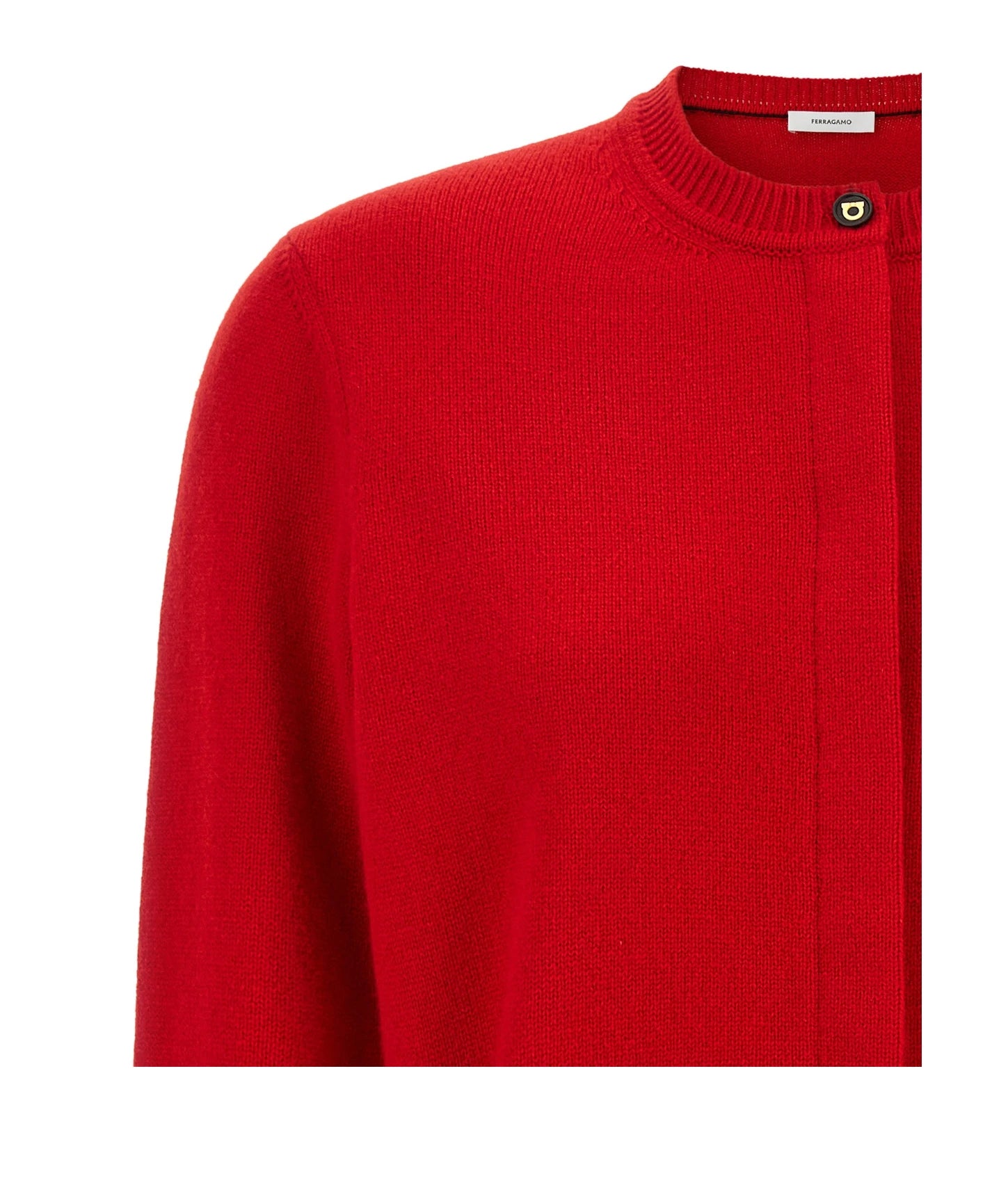 Ferragamo Cardigan in red — view 3