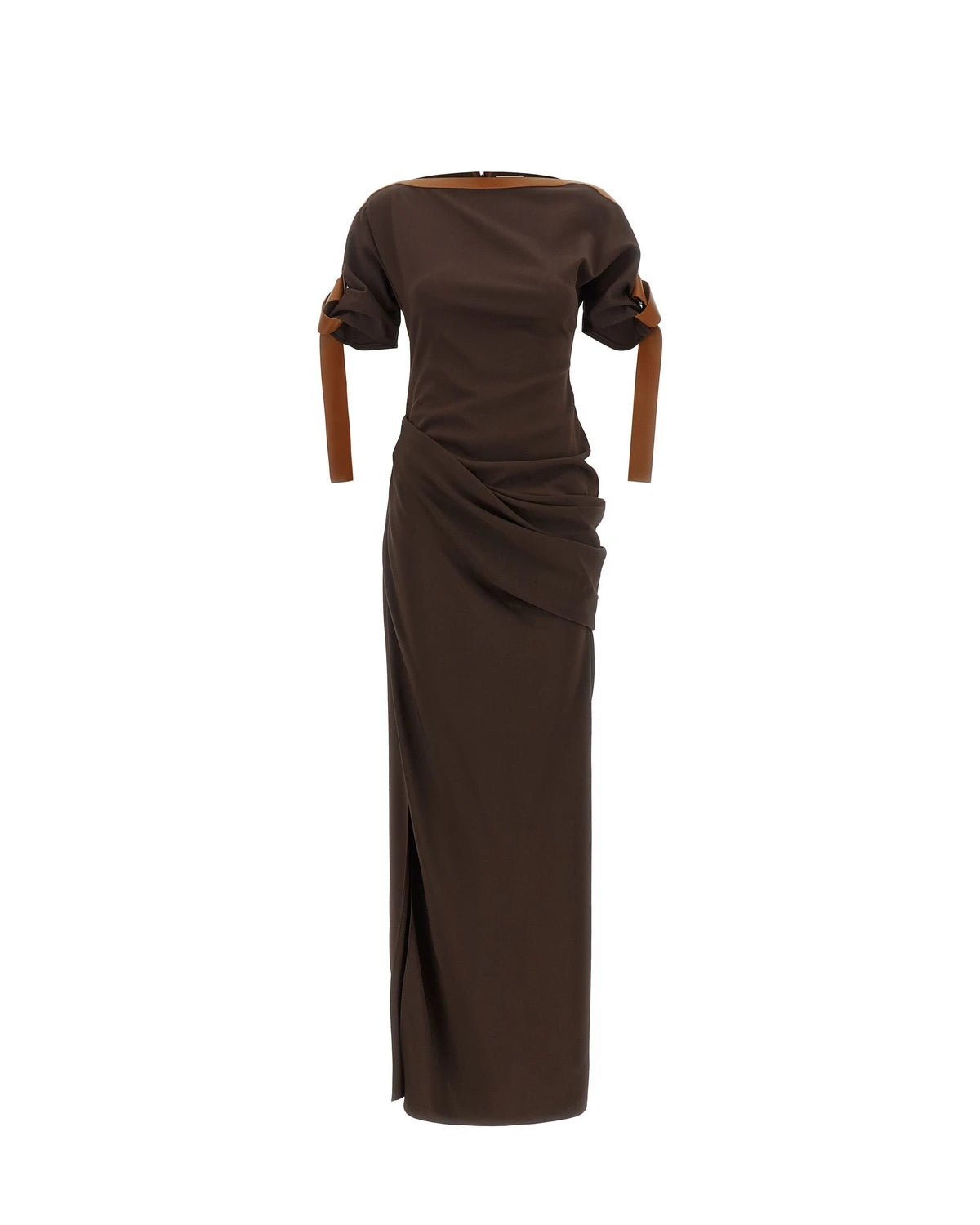 Ferragamo Dresse in brown, Viscose