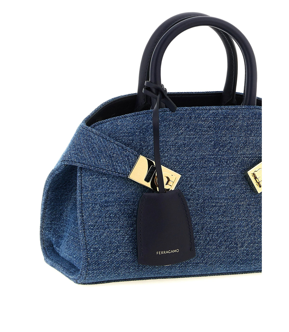 Ferragamo Satchel Bag in blue — view 3