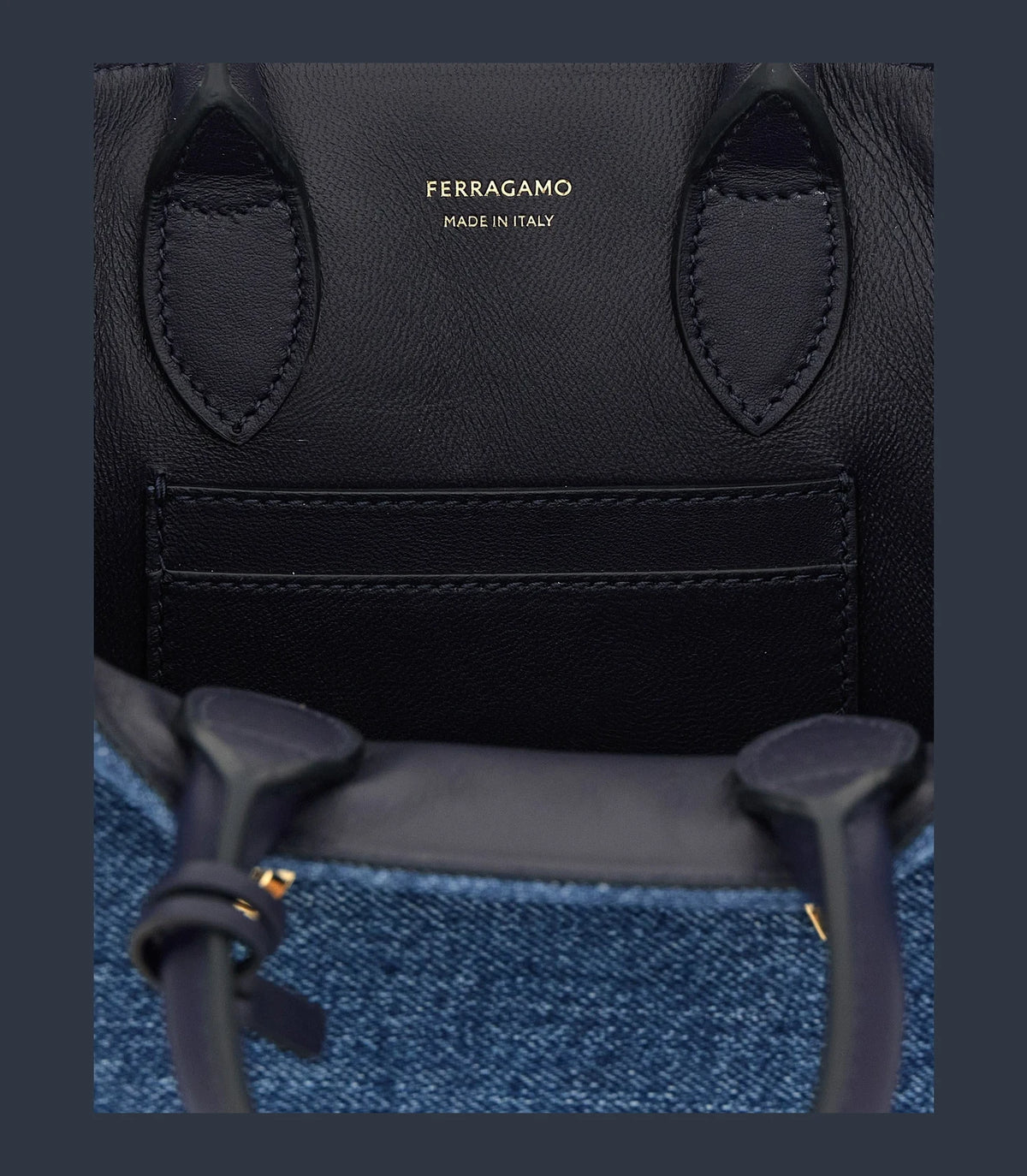 Ferragamo Satchel Bag in blue — view 4