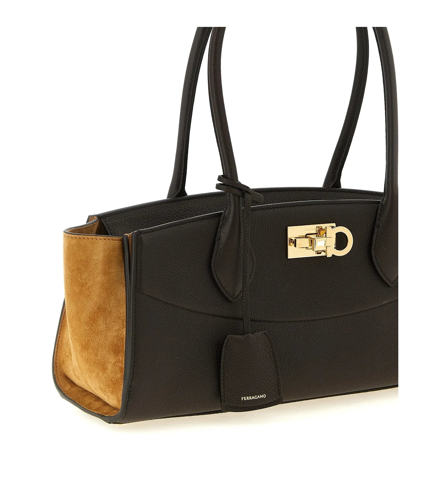 Ferragamo Satchel Bag in brown, Calf Leather — view 3