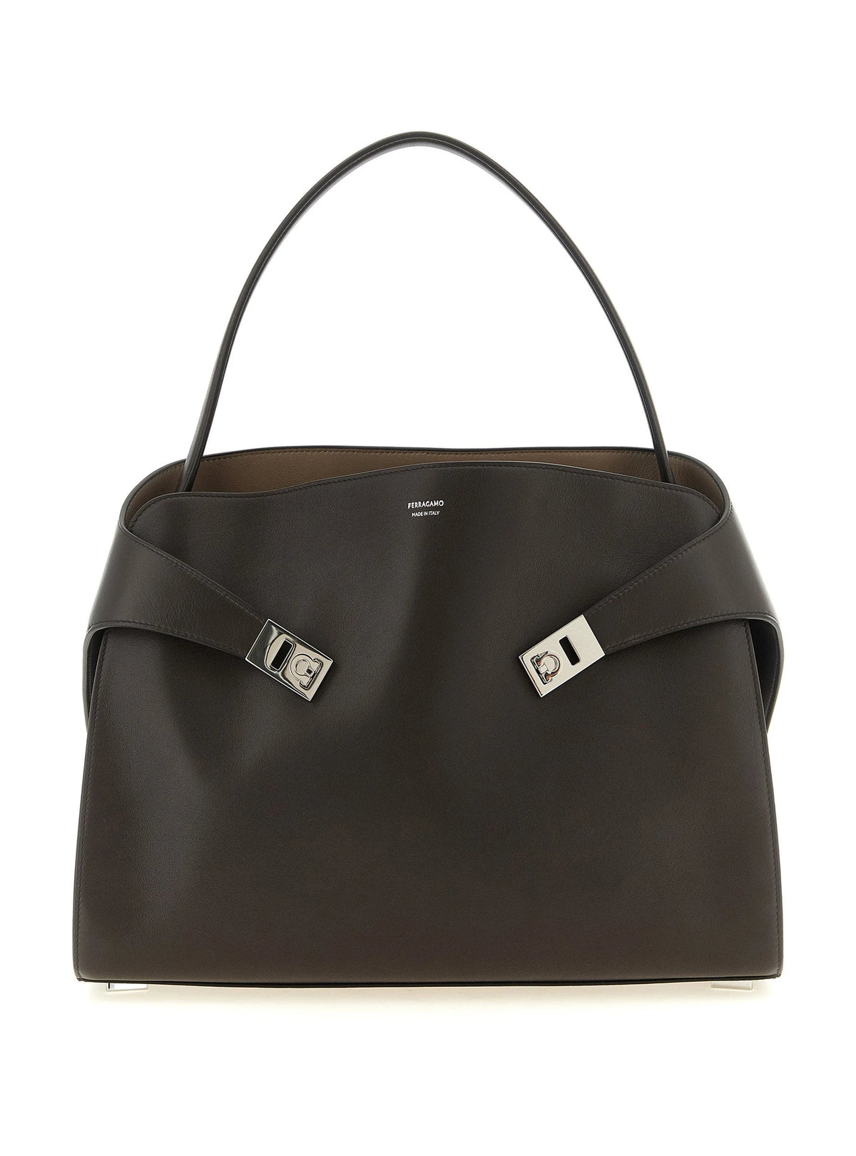 Ferragamo Shoulder Bag in brown, Calfskin Leather