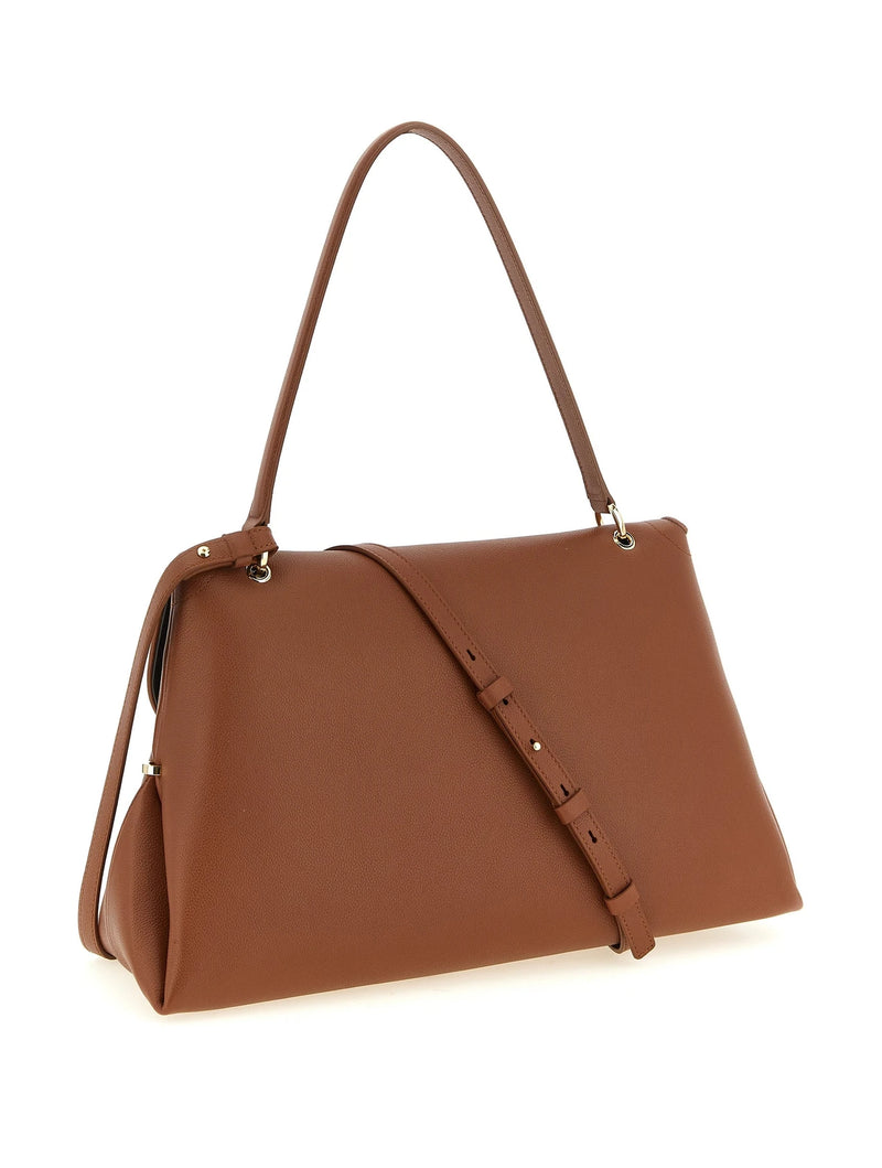 Ferragamo Shoulder Bag in brown, Calfskin Leather — view 2