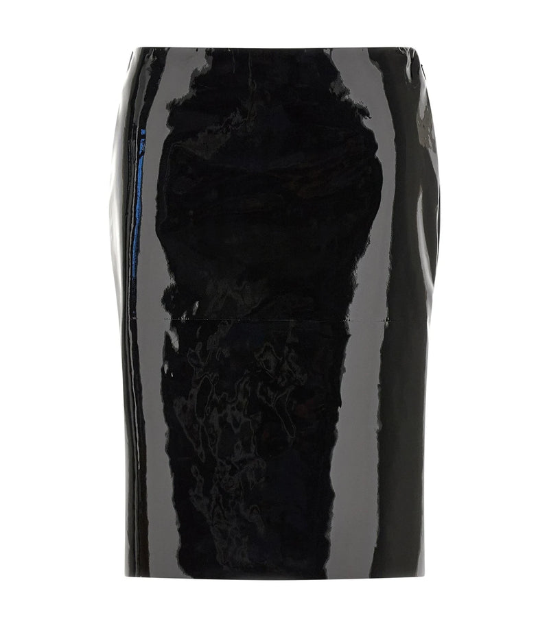 Ferragamo Skirt in black, Lamb Leather