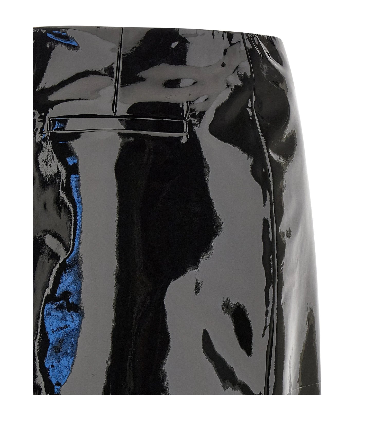 Ferragamo Skirt in black, Lamb Leather — view 4