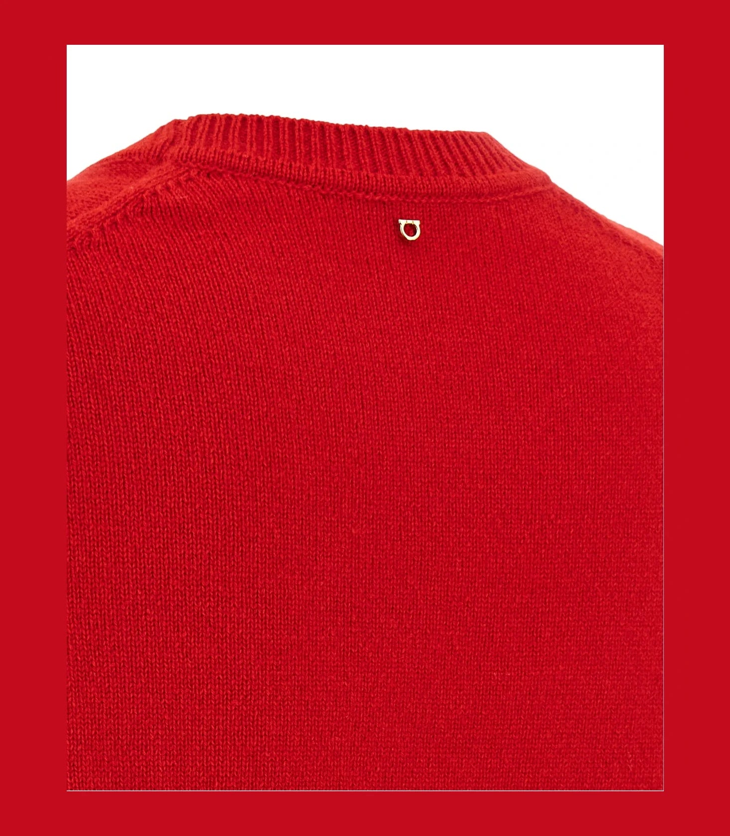 Ferragamo Sweater in red, Cashmere — view 4