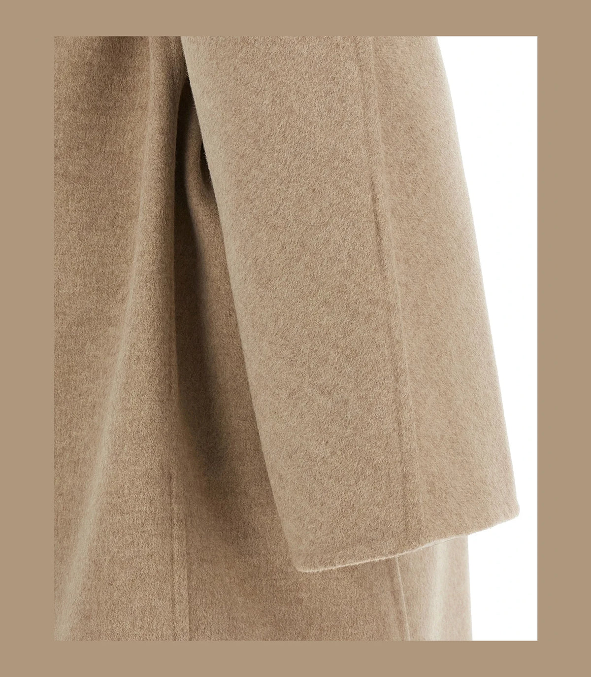 Ferragamo Wrap Coat in beige — view 4