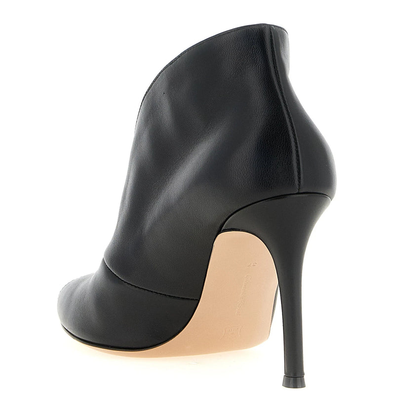 Gianvito Rossi Ankle Boots in black, Lamb Leather — view 3