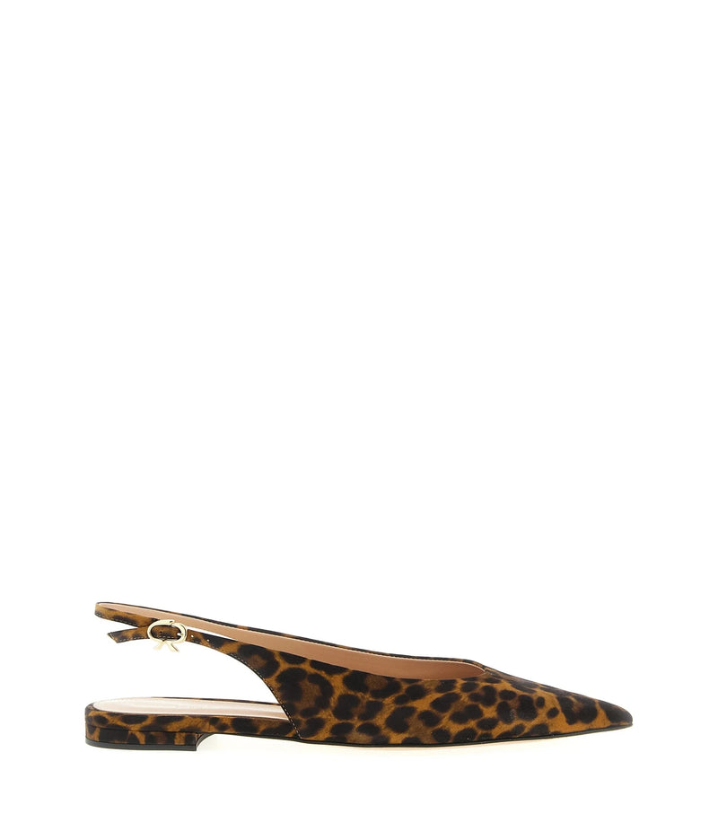 Gianvito Rossi Ballet Flats in brown, Suede Leather