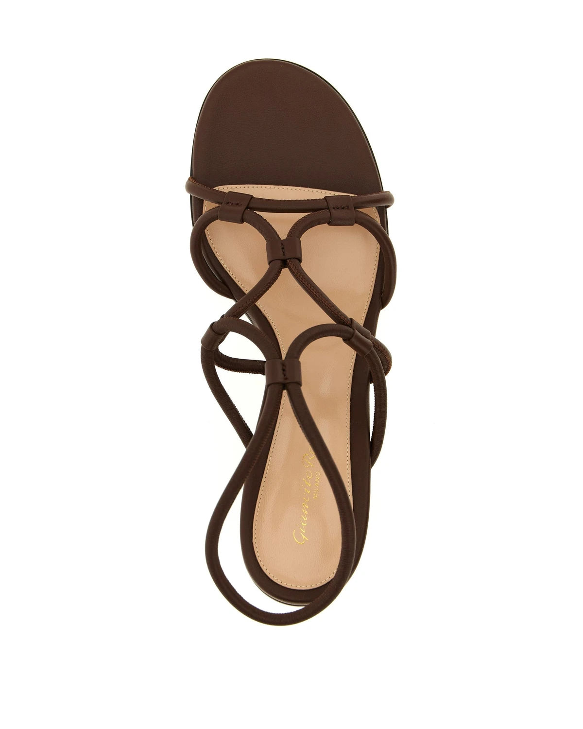 Gianvito Rossi Sandals in brown, Lamb Leather — view 4