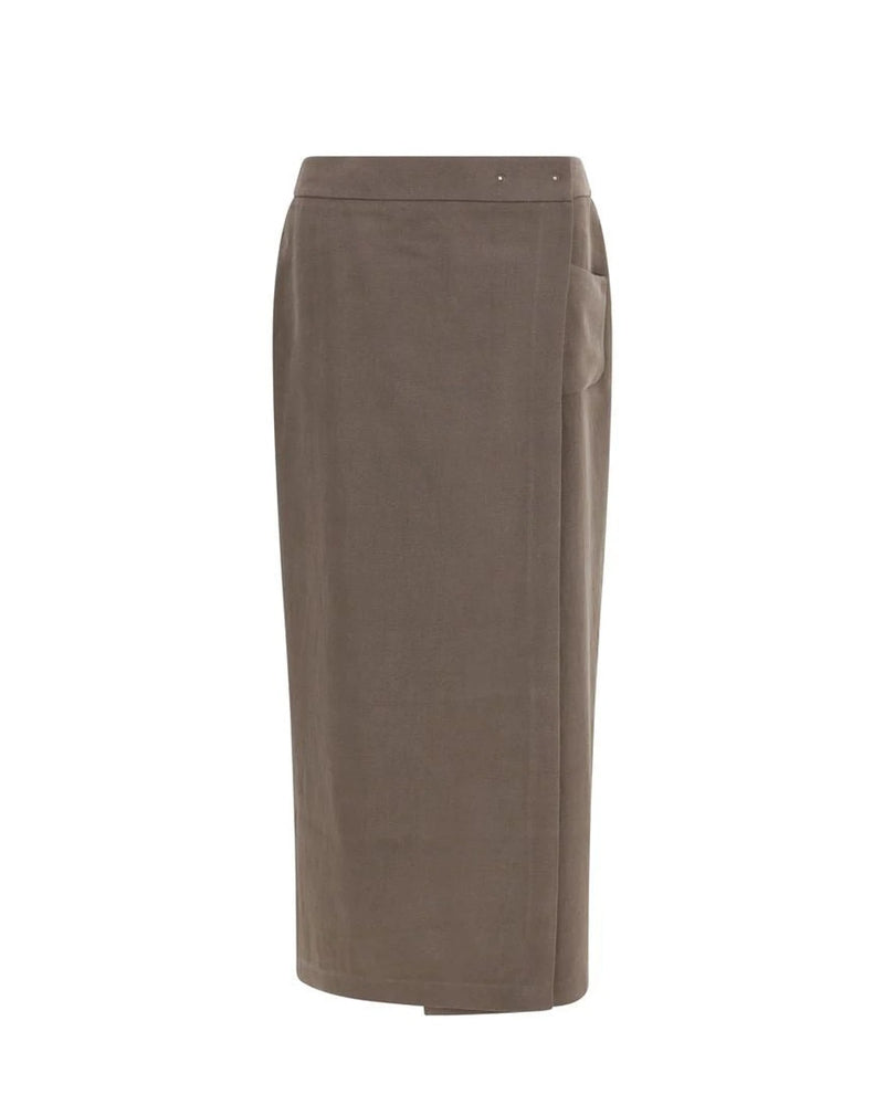 Giorgio Armani Skirt in brown, Silk
