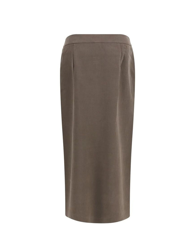 Giorgio Armani Skirt in brown, Silk — view 2