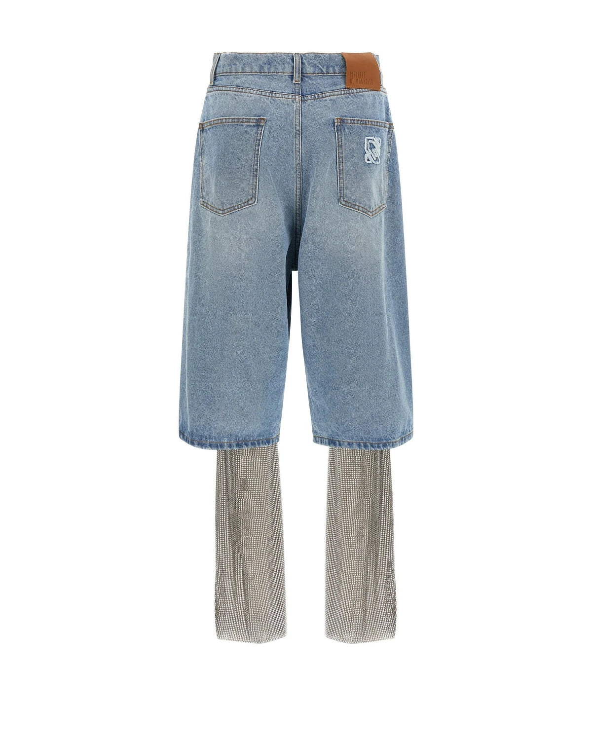 Giuseppe Di Morabito Denim Short in multicolor, Cotton — view 3