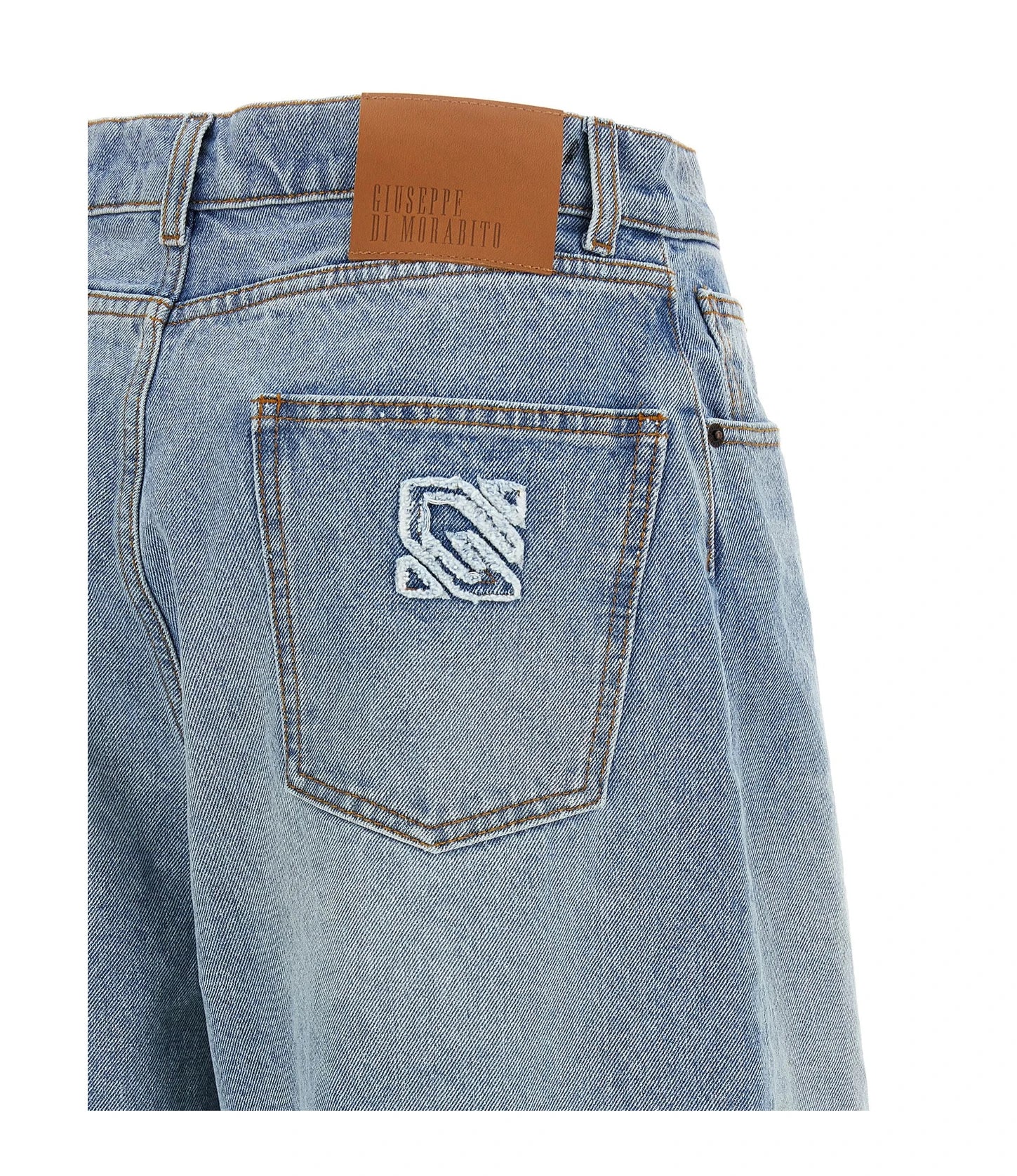 Giuseppe Di Morabito Denim Short in multicolor, Cotton — view 5