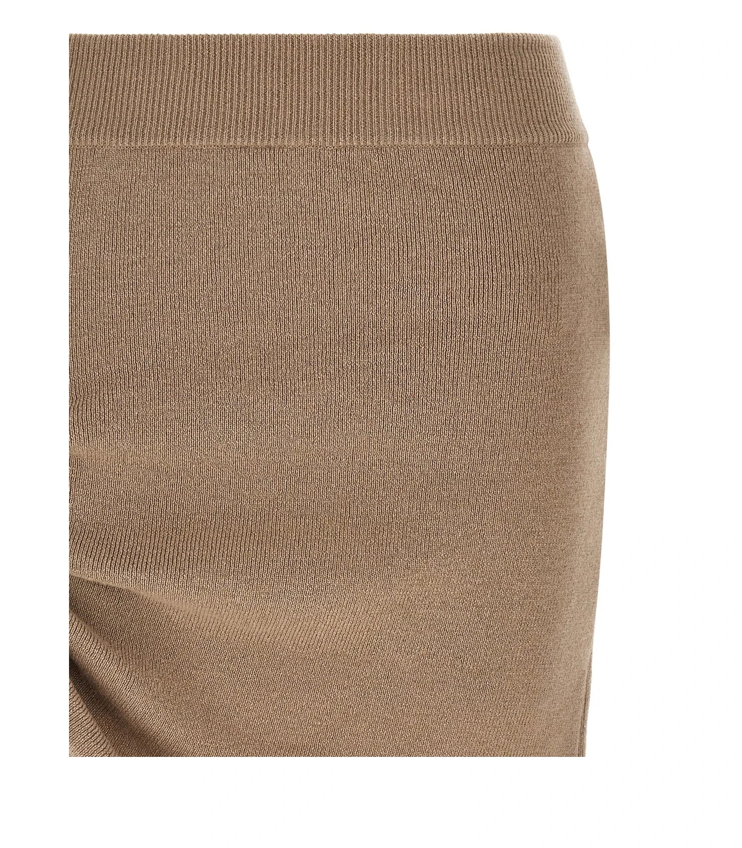 Giuseppe Di Morabito Skirt in beige, Virgin Wool — view 3