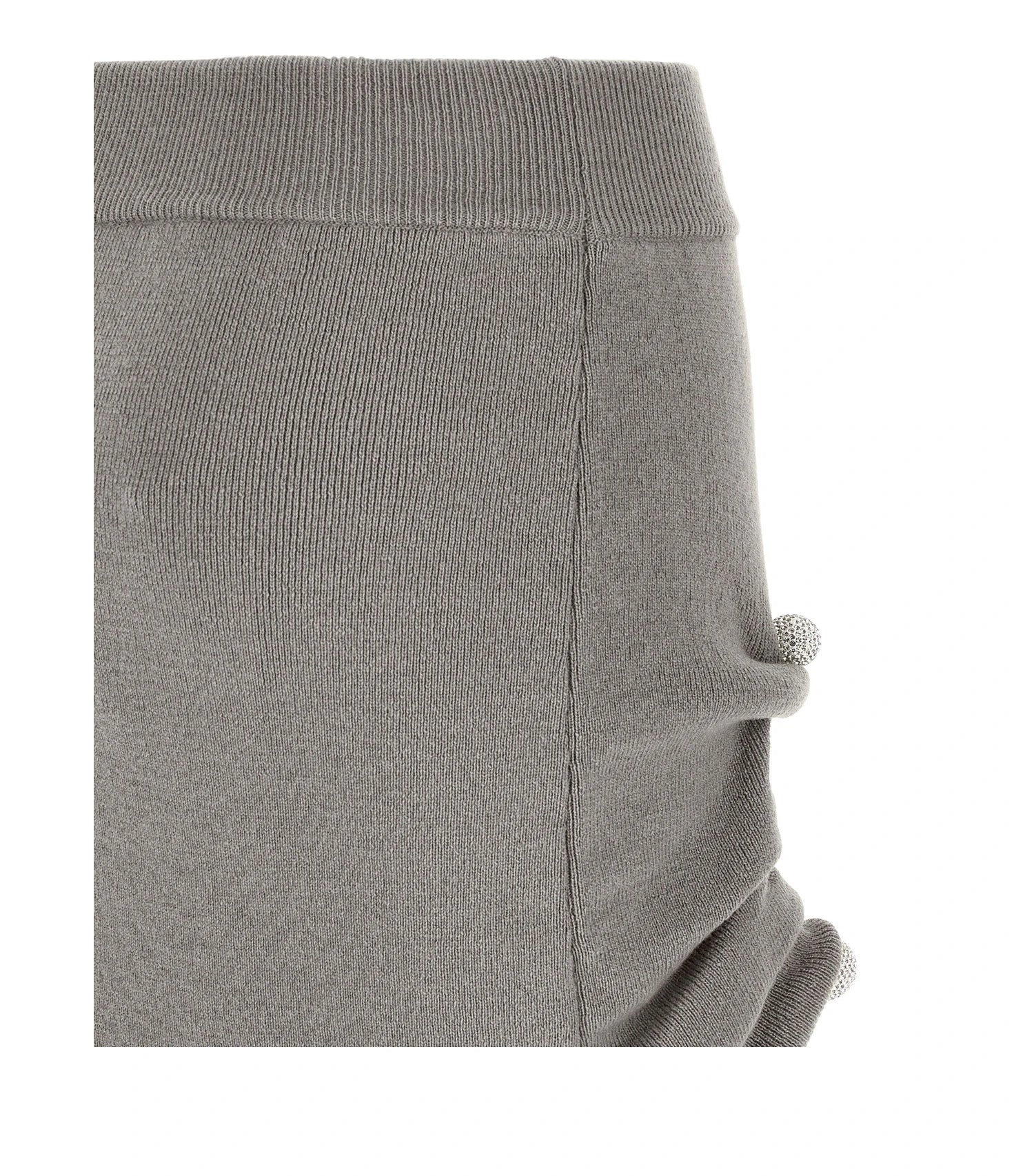 Giuseppe Di Morabito Skirt in gray, Virgin Wool — view 4