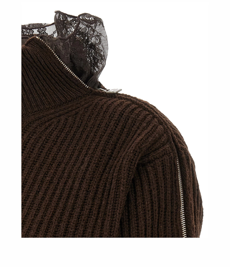 Giuseppe Di Morabito Sweater in brown, Virgin Wool — view 5