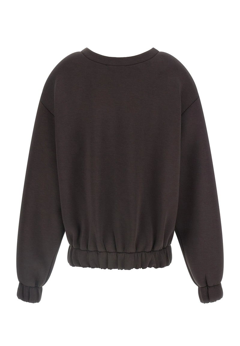 Giuseppe Di Morabito Sweatshirt in brown, Viscose — view 2