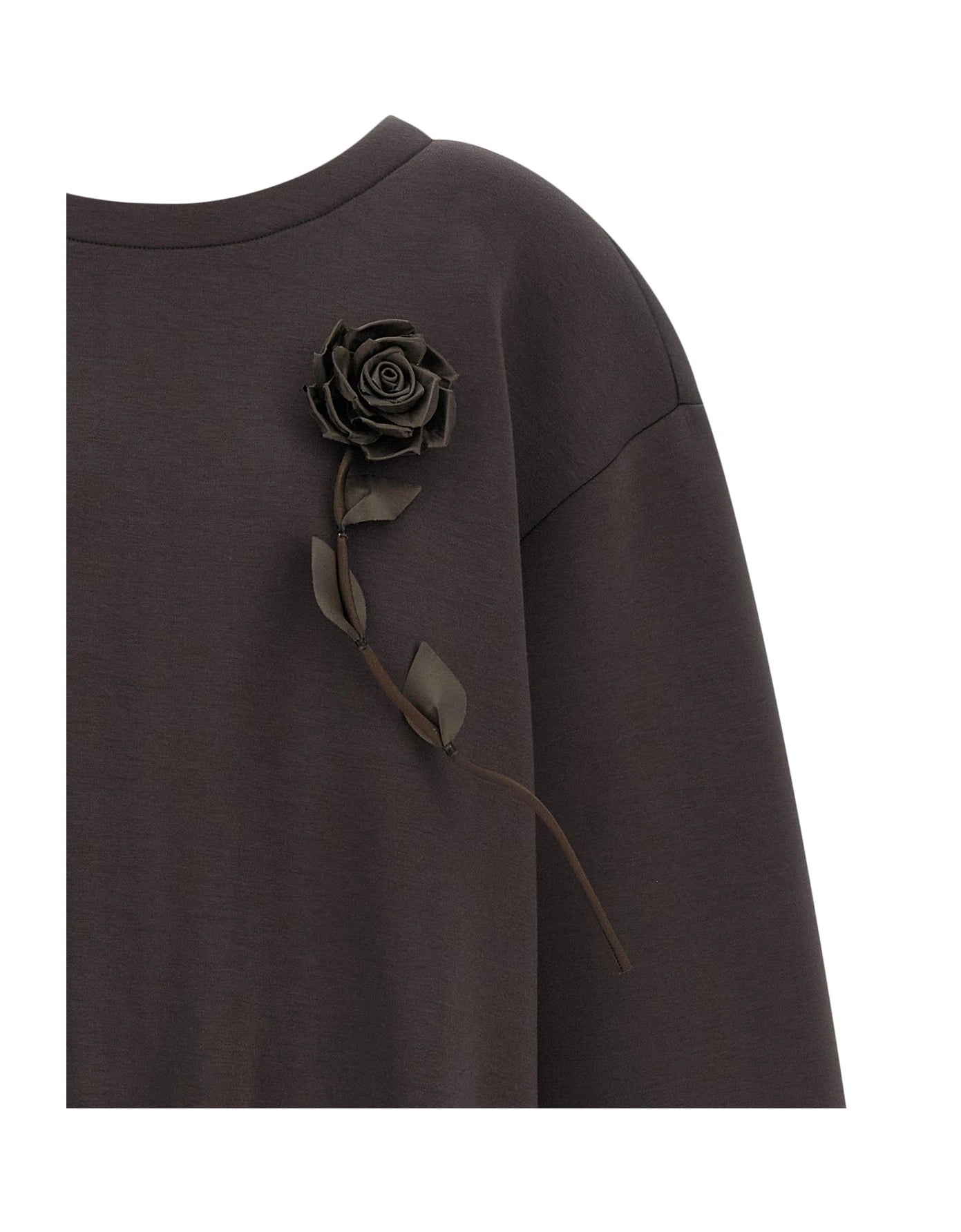 Giuseppe Di Morabito Sweatshirt in brown, Viscose — view 3
