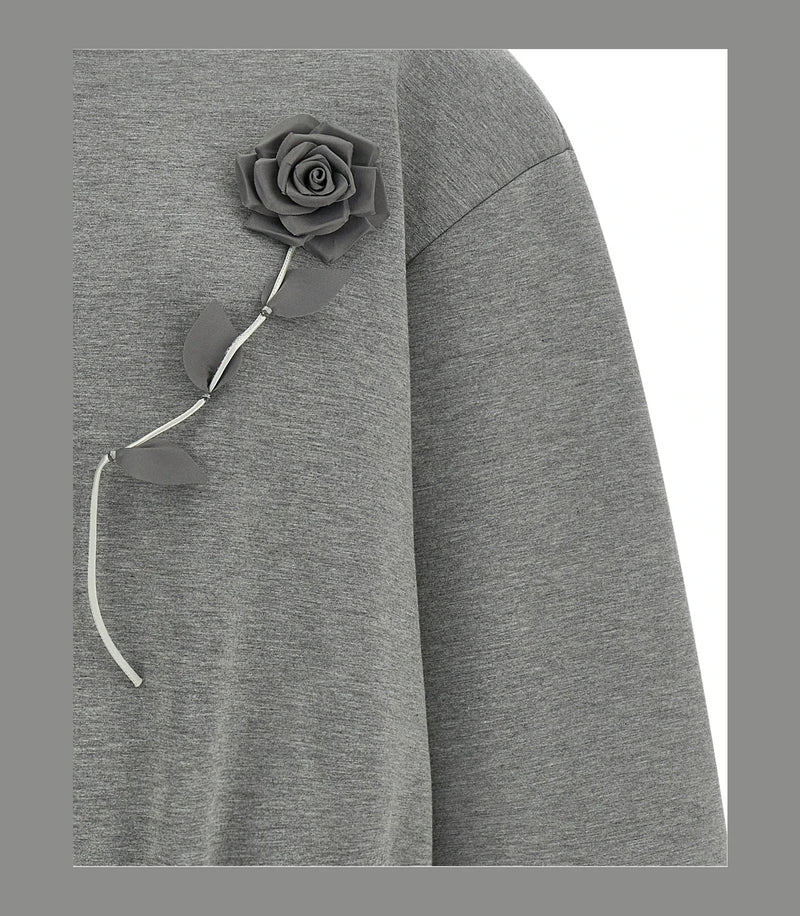 Giuseppe Di Morabito Sweatshirt in gray, Viscose — view 3