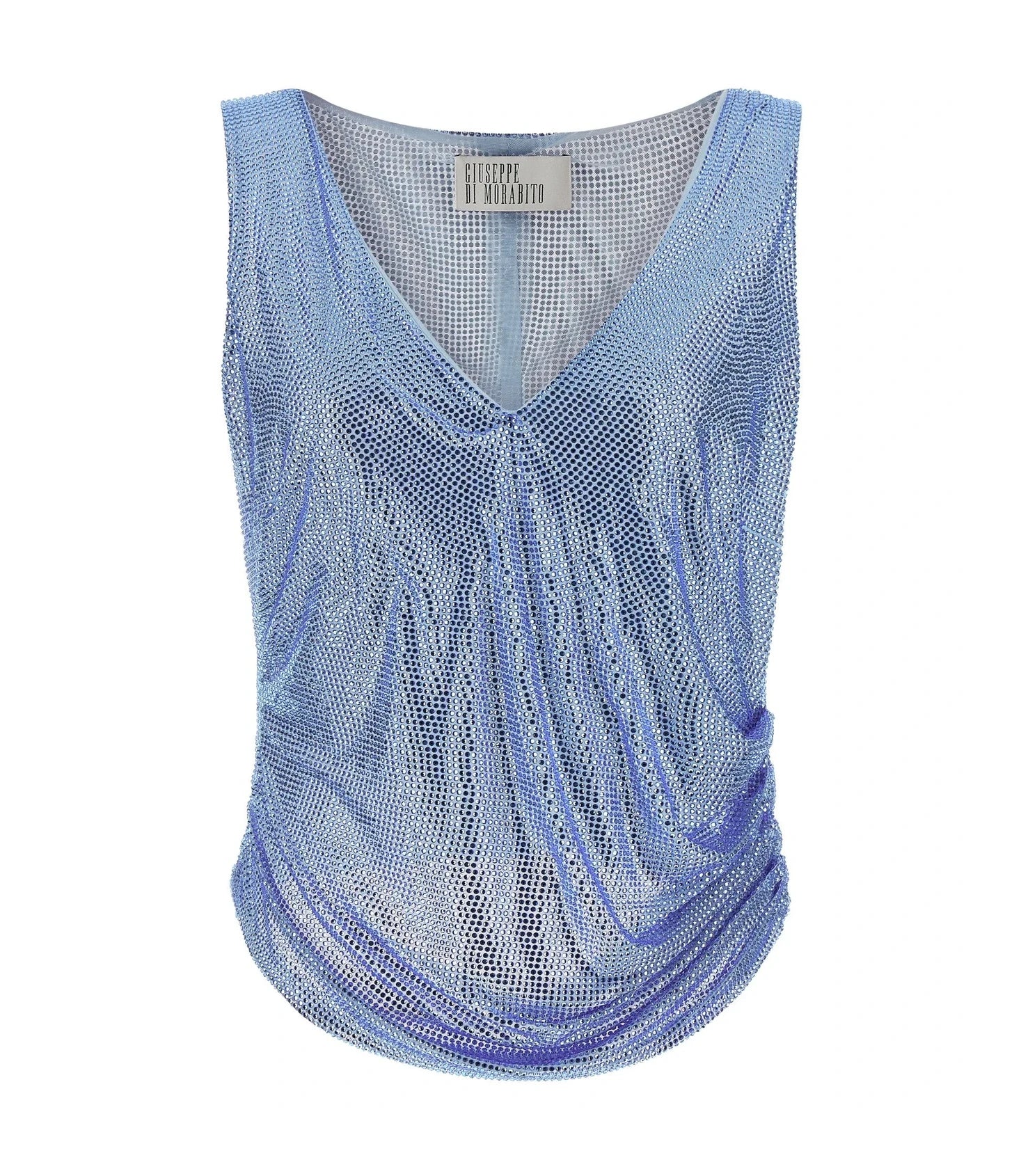 Giuseppe Di Morabito Tank Top in blue, Polyamide — view 2