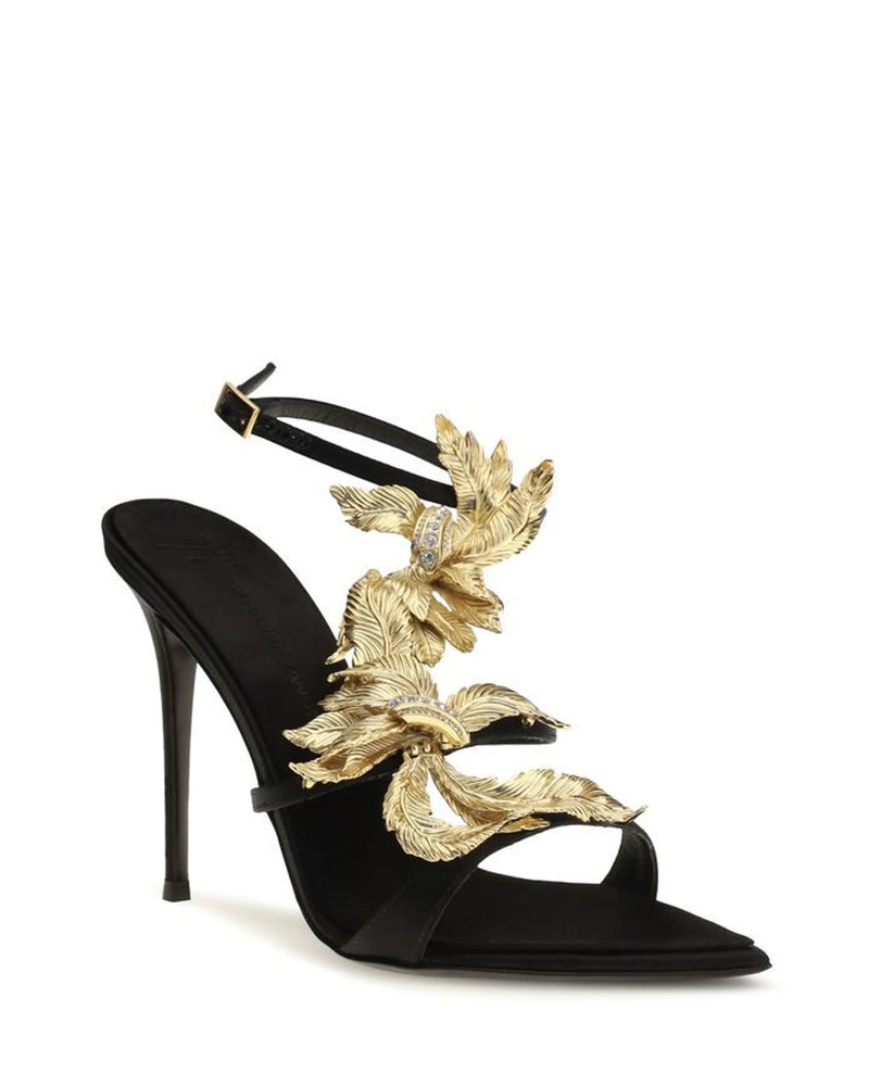 Giuseppe Zanotti Sandals in black, Viscose — view 2