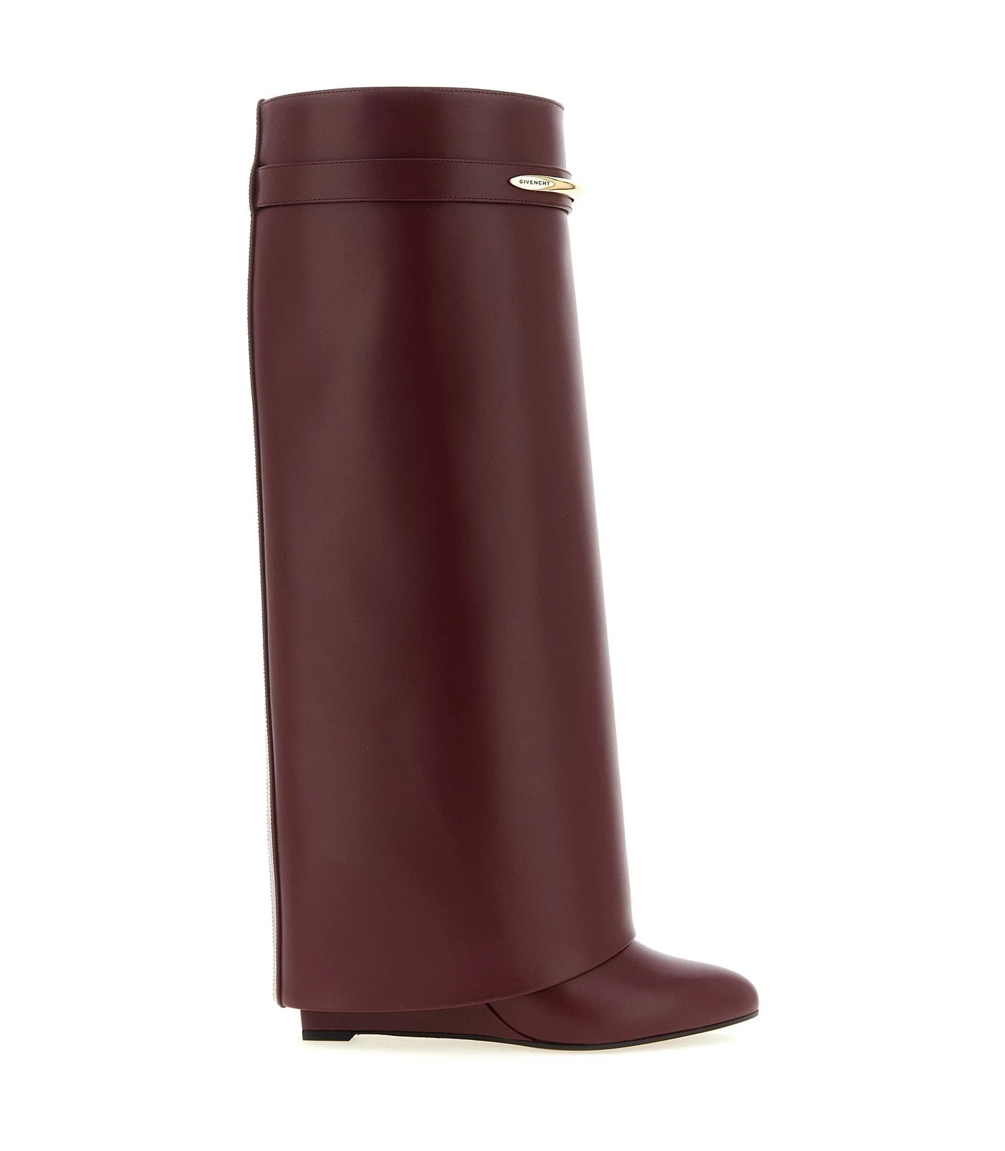 Givenchy Burgundy Knee High Boots 