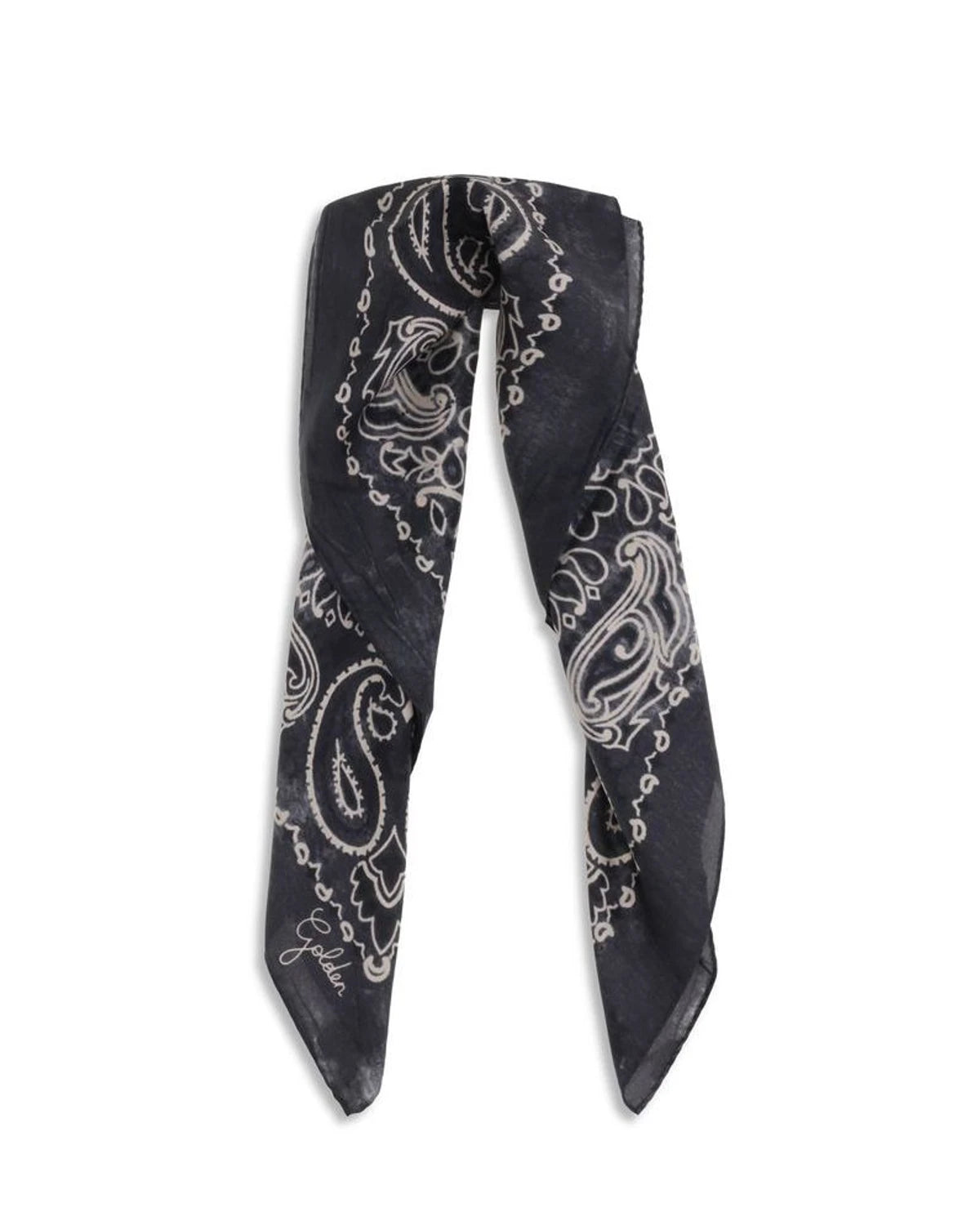 Golden Goose Scarves & Shawl in gray, Silk — view 2