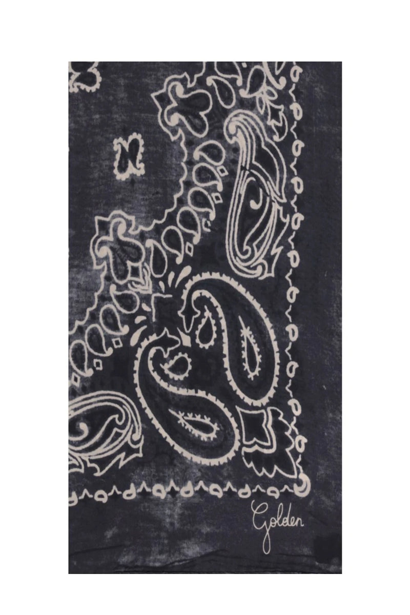 Golden Goose Scarves & Shawl in gray, Silk — view 3