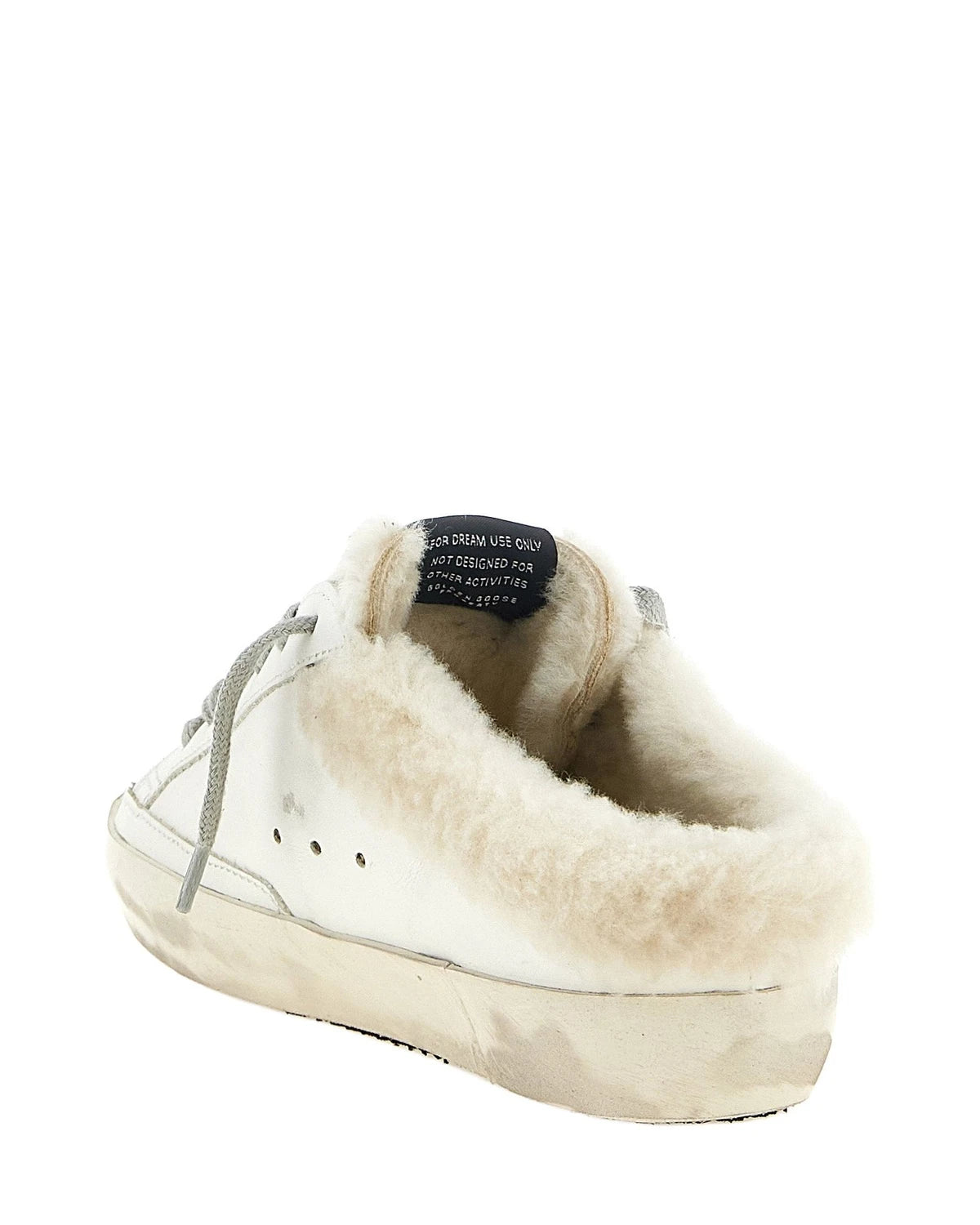 Golden Goose Slides in white, Leather — view 3