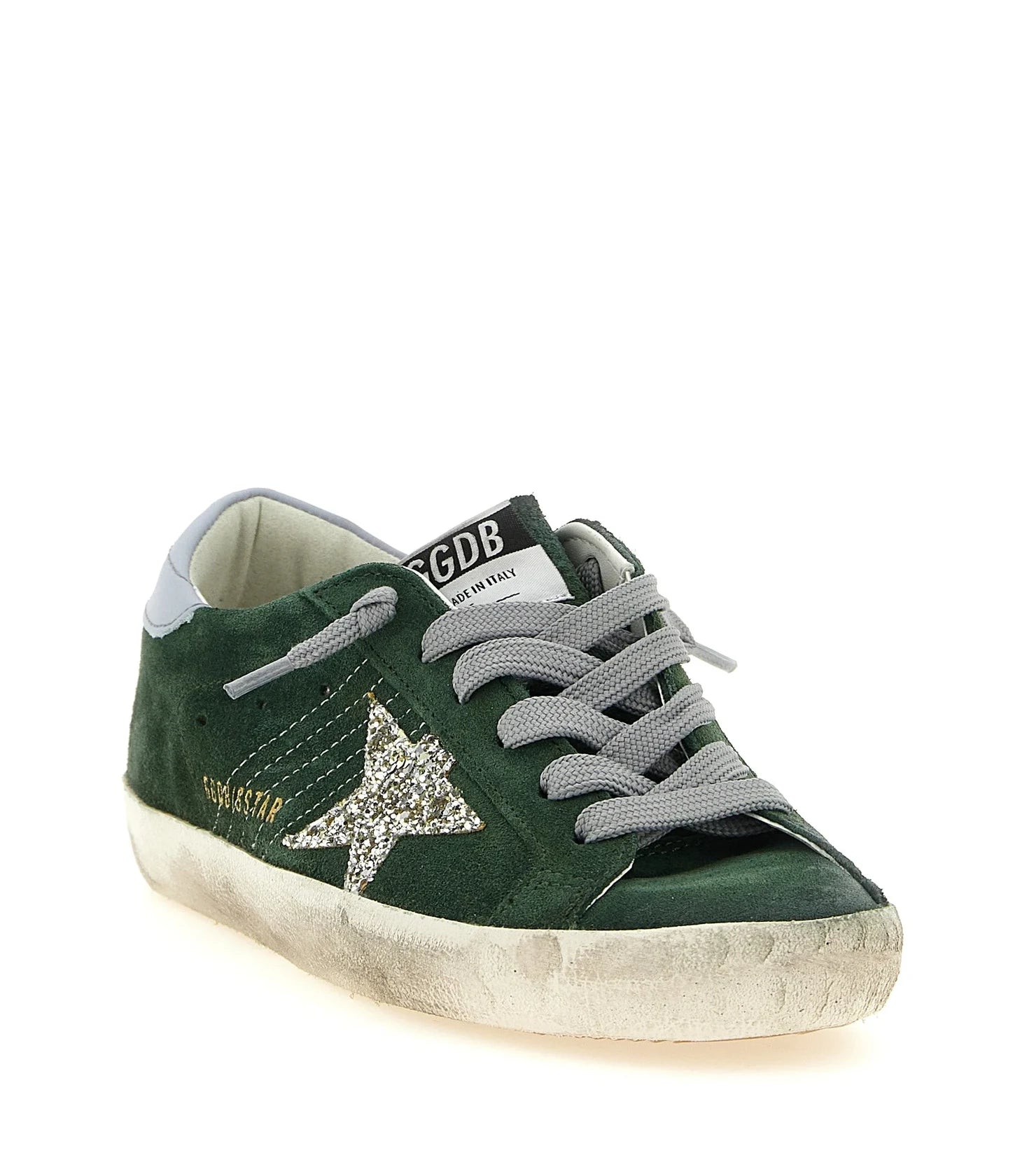 Golden Goose Sneakers in green, Leather — view 2