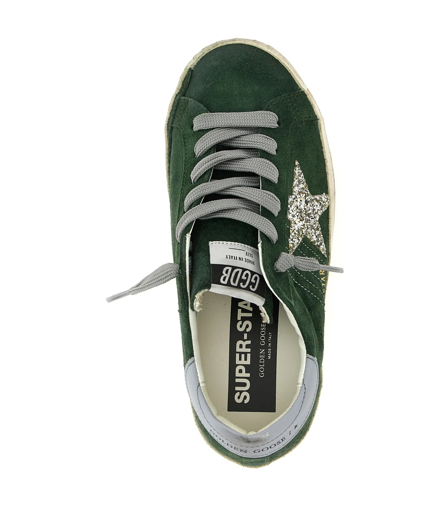 Golden Goose Sneakers in green, Leather — view 4