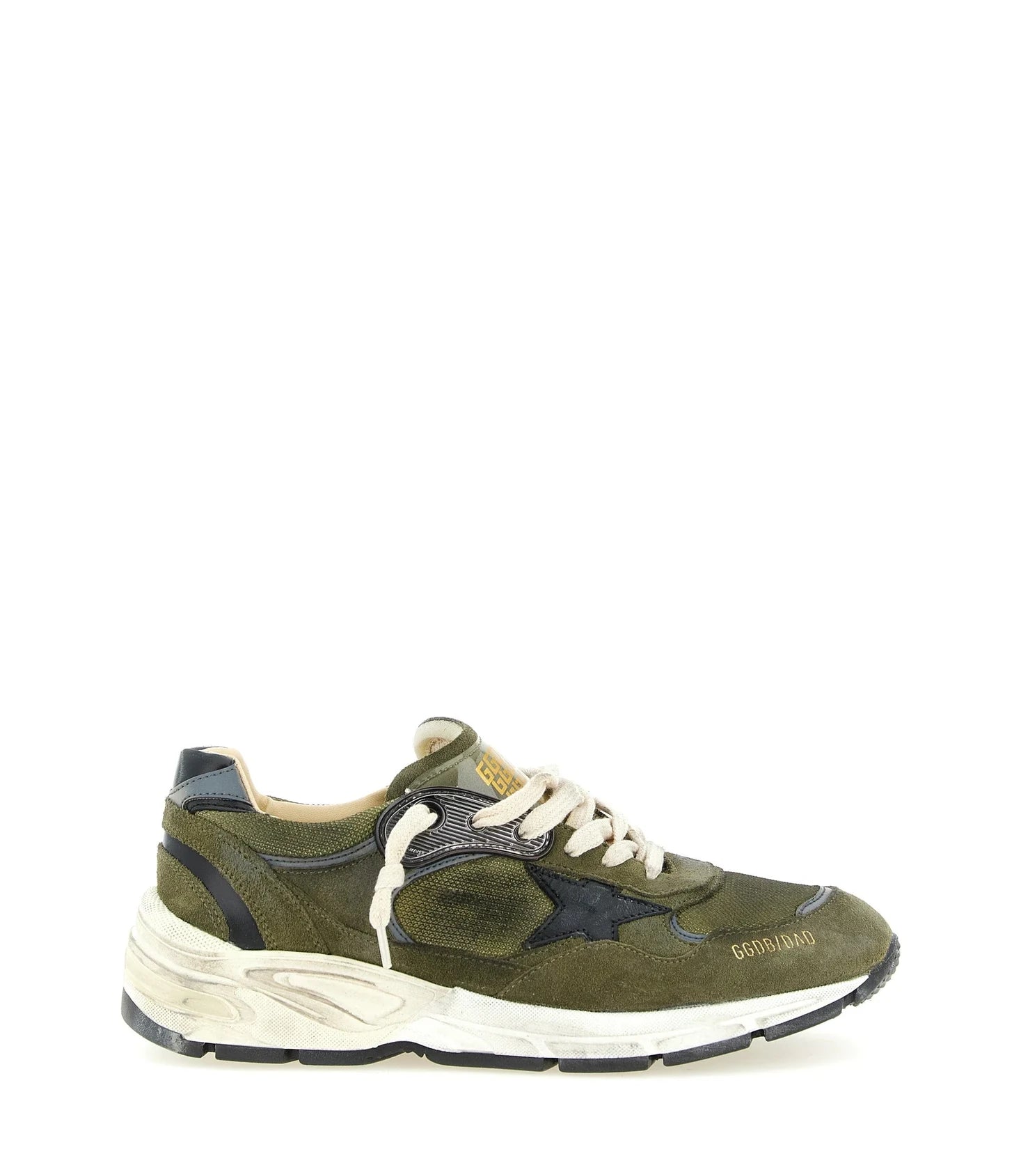 Golden Goose Sneakers in green, Suede