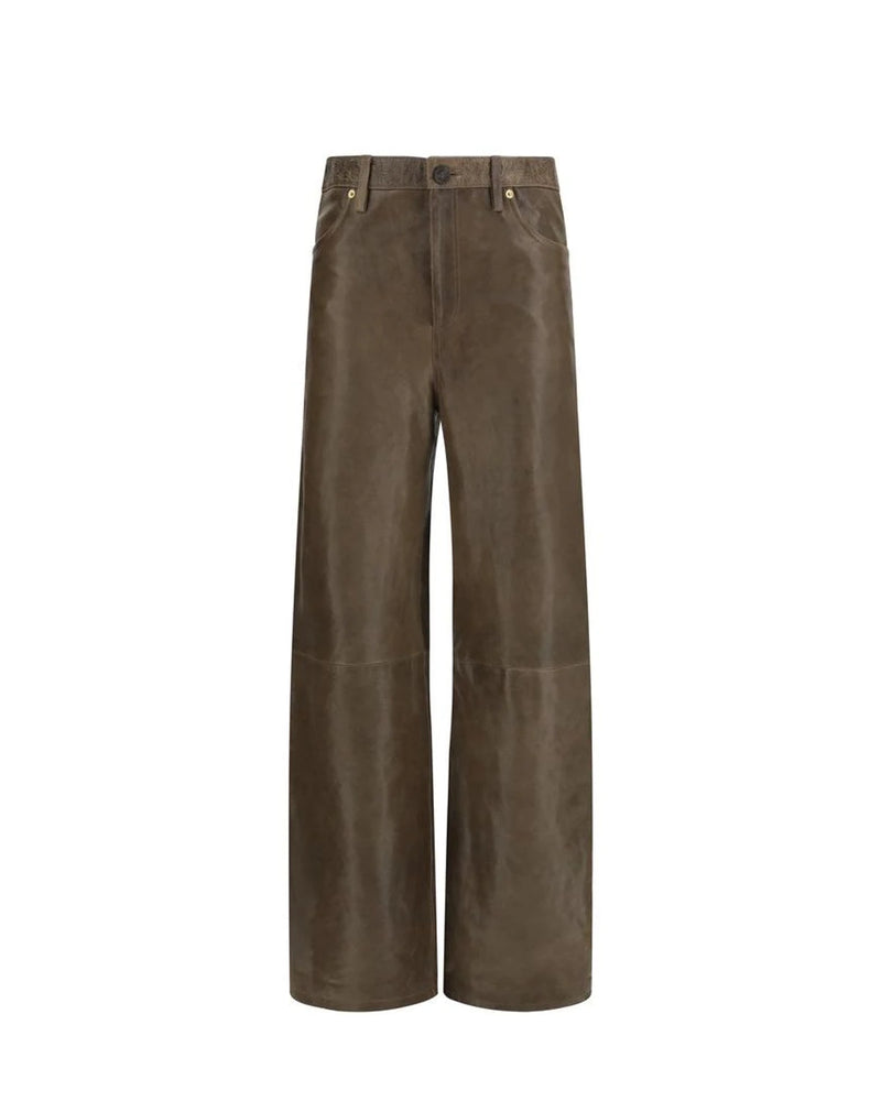 Golden Goose Trouser in brown, Calf Leather