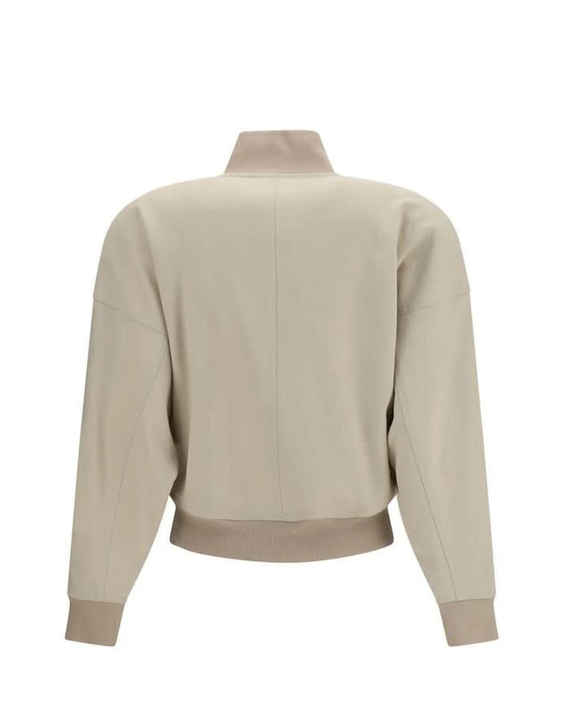 Gucci Bomber Jacket in beige, Cotton — view 2