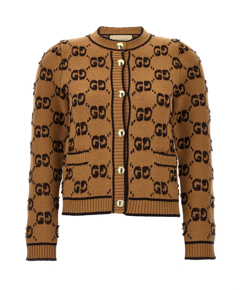 Gucci Cardigan in beige, Wool