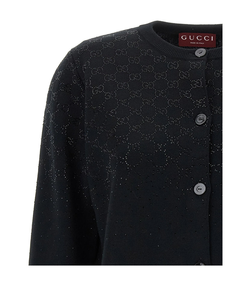 Gucci Cardigan in black, Wool — view 3