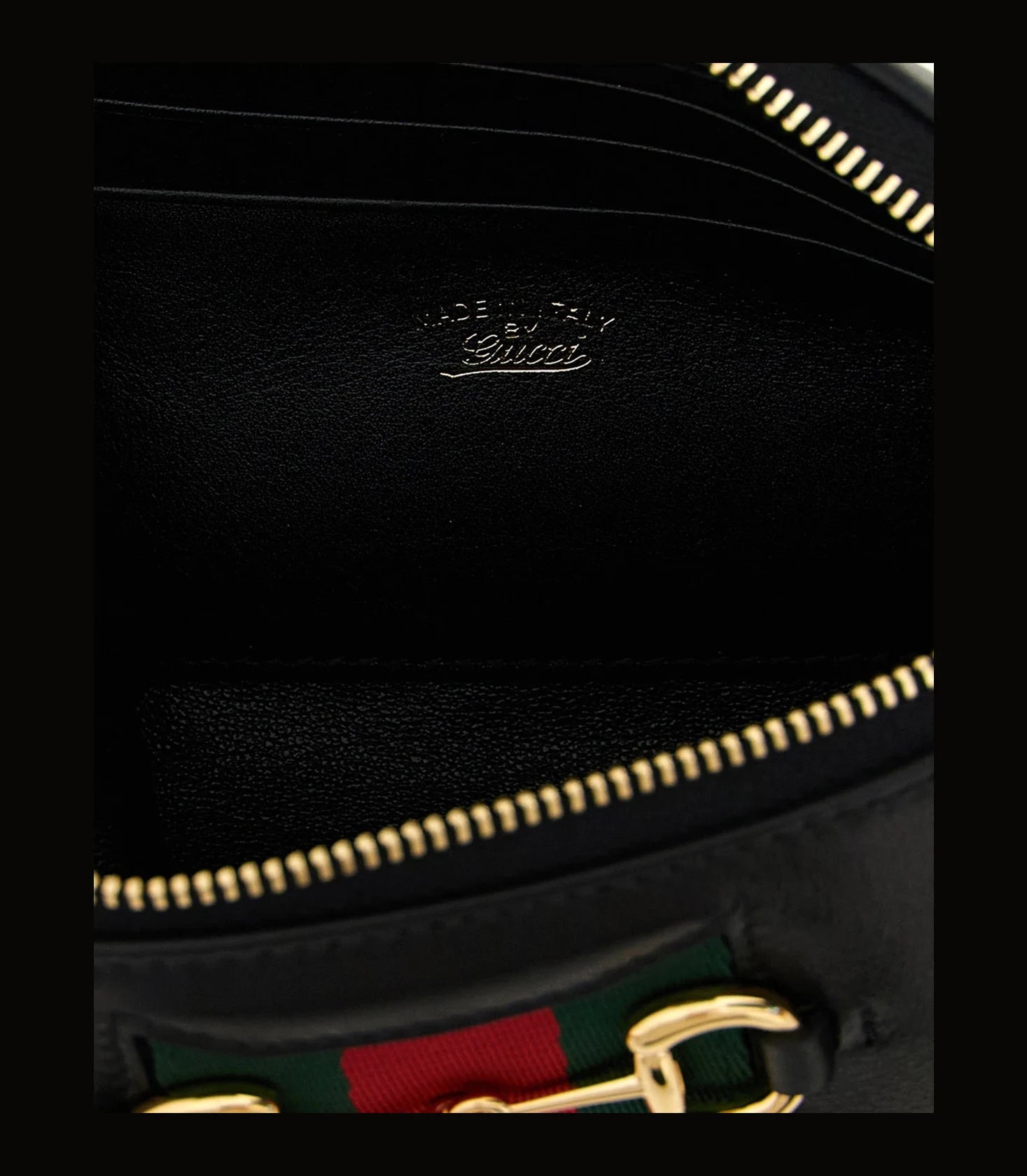Gucci Cross Body Bag in black, Calfskin Leather — view 4