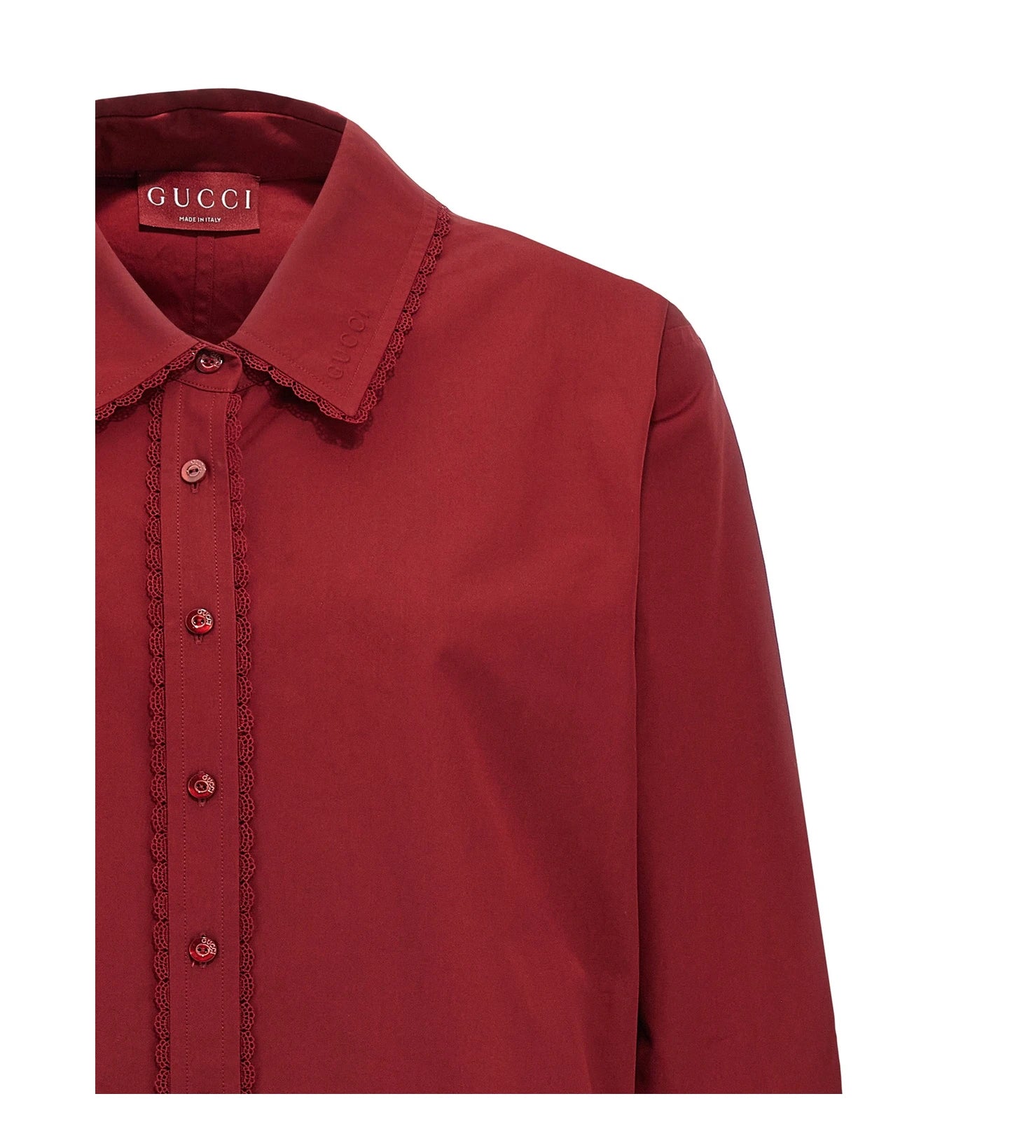 Gucci Dress Shirt in red, Cotton — view 4
