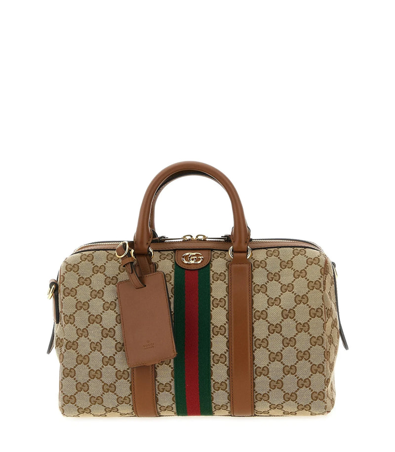Gucci Satchel Bag in beige, Polyester