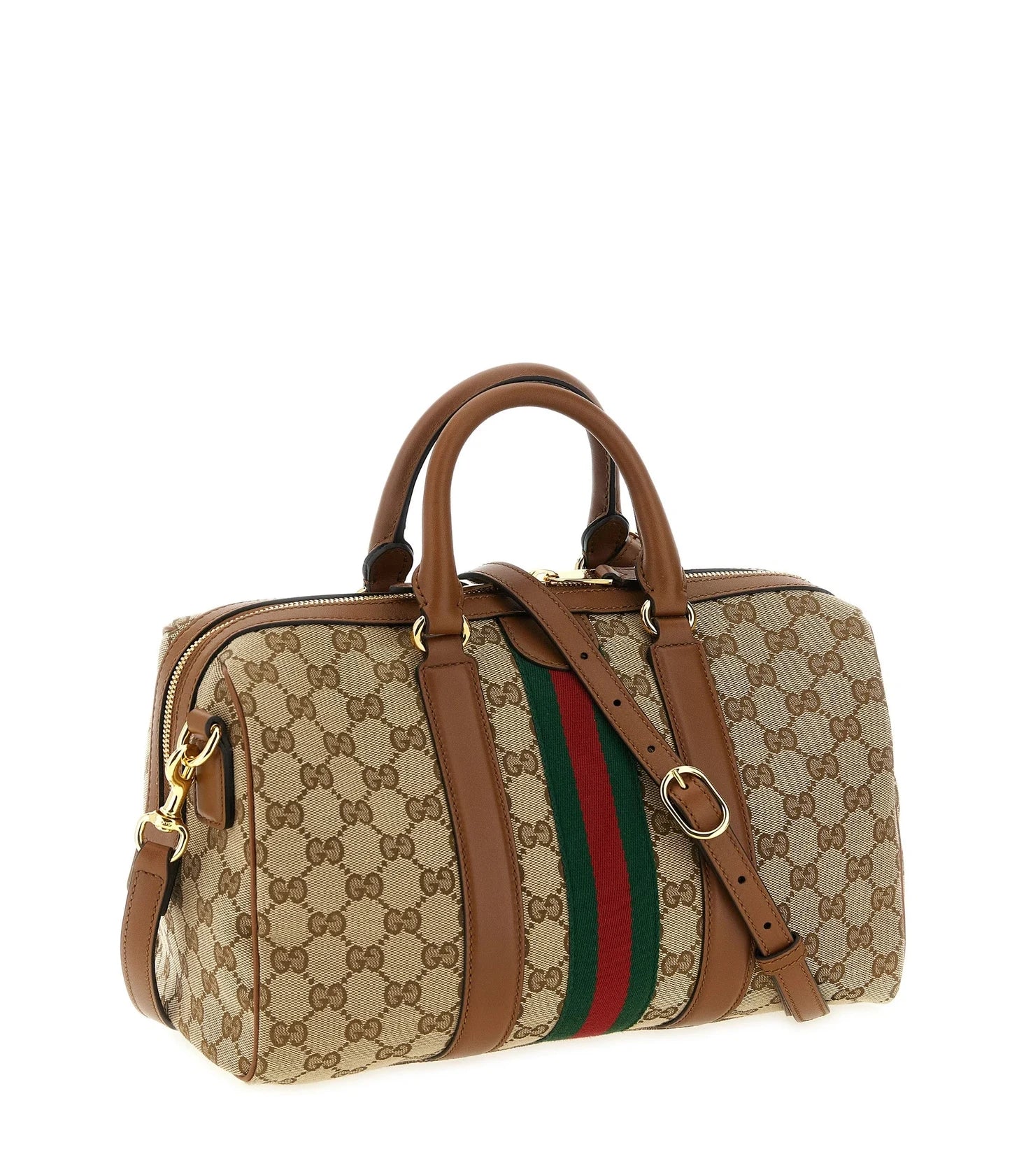 Gucci Satchel Bag in beige, Polyester — view 2