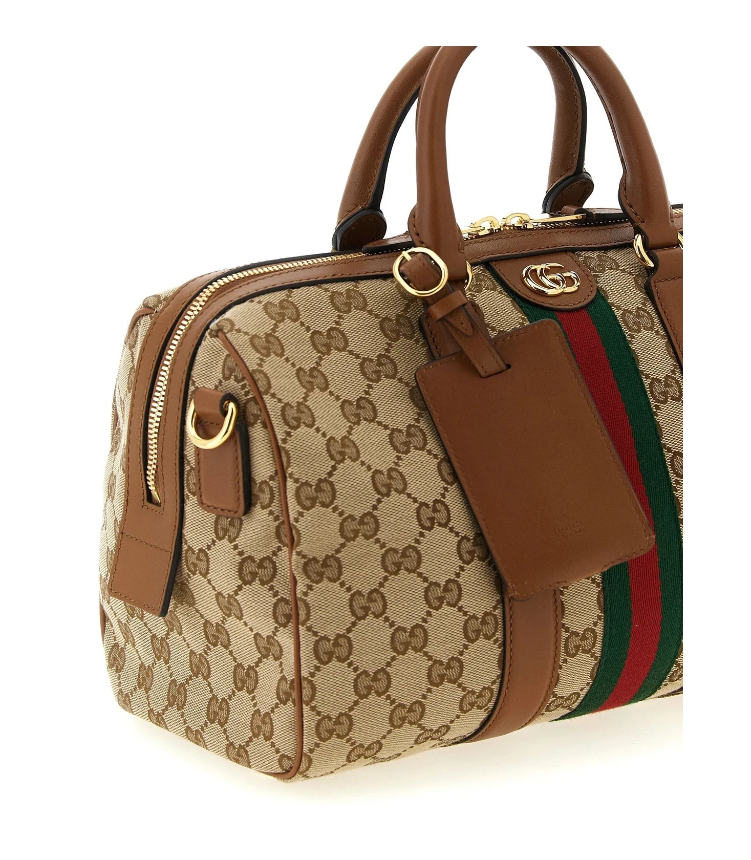 Gucci Satchel Bag in beige, Polyester — view 3